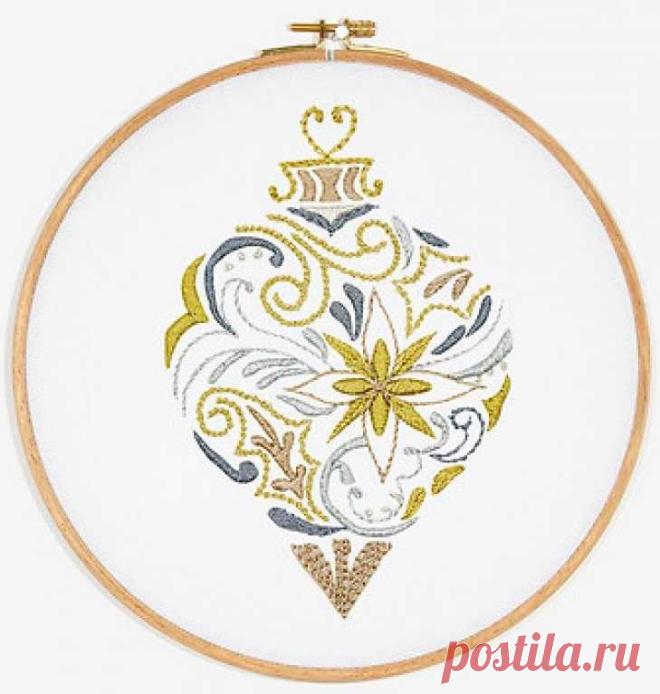 Новогодняя вышивка гладью: схемы и инструкции Рубрика 