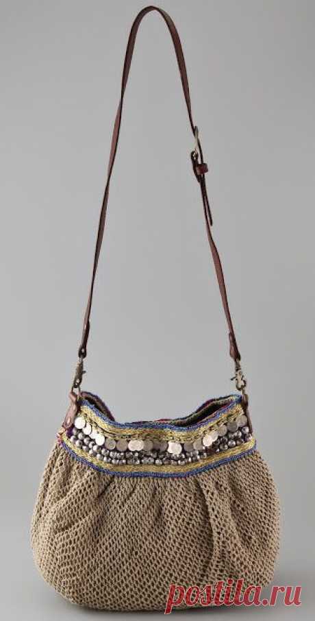 Выдающийся крючком: Эллиот Манн. Вязание крючком сумки.