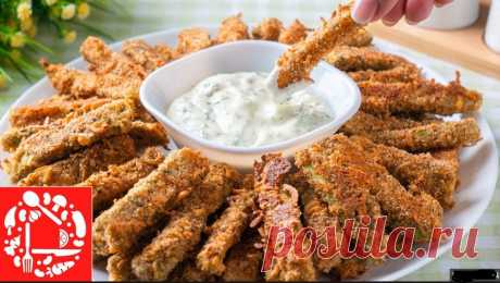 Вкуснятина из кабачков. Закуска из кабачков без капли масла! В сезон кабачков обязательно приготовьте закуску из кабачков без капли масла. Это невероятная вкуснятина из кабачков, которая понравится как взрослым, так и детям. Готовится такой рецепт из кабачков...