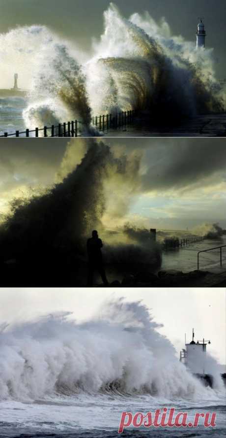 (+1) тема - Святой Иуда - впечатляющие кадры шторма в Европе | Непутевые заметки