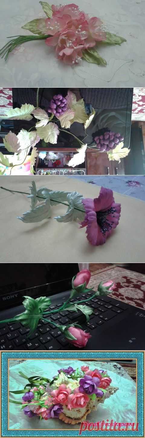 Цветы в японской технике! | ЖЕНСКИЙ МИР
