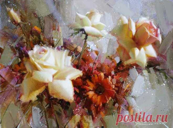 Художник Рамиль Гаппасов. Цветы | Usenkomaxim.ru