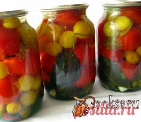 Маринованные помидоры с алычой (без уксуса) фото рецепт приготовления