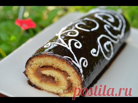 Шоколадный рулет - YouTube