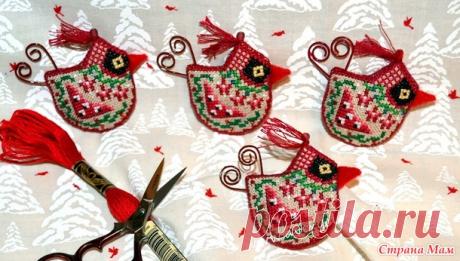 Орнамент "Cardinal Tweet" - Бискорню и другие "кривульки" - Страна Мам