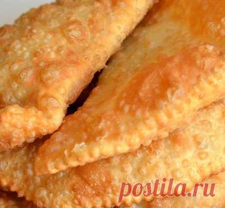 Чебуреки с особым приготовлением теста