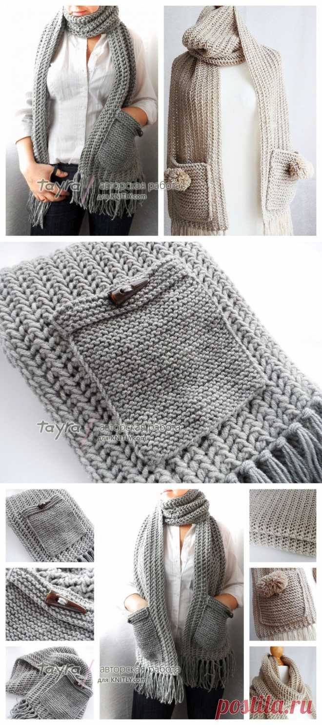 Шарф UNI / KNITLY.com - блог о рукоделии