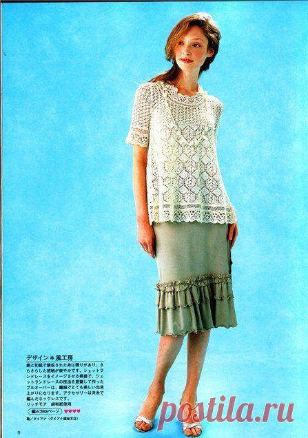 Модели в технике шетландских кружев