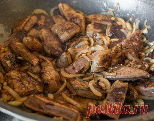 Рецепт печени по-строгановски с фото пошагово на Вкусном Блоге