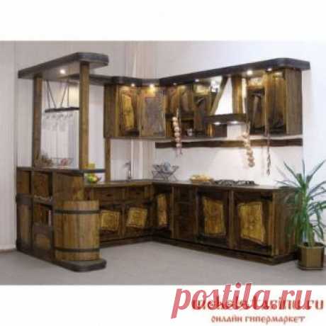 Кухня под старину из массива дерева "Некраса" Кухня под старину из массива дуба / сосны.