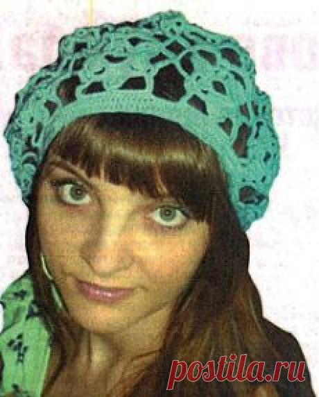 Ажурный берет