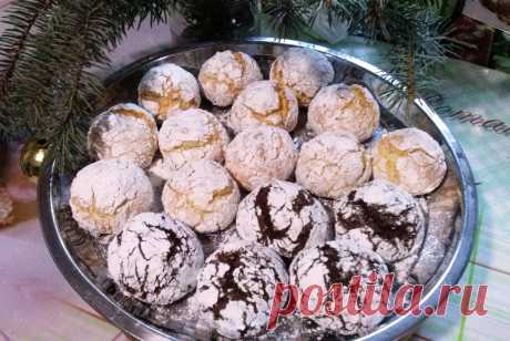 Зимнее печенье! с кокосом и какао!