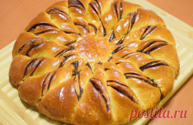 Дрожжевой пирог с шоколадно-ореховой пастой (мой удачный рецепт) | Марина Super Food | Пульс Mail.ru