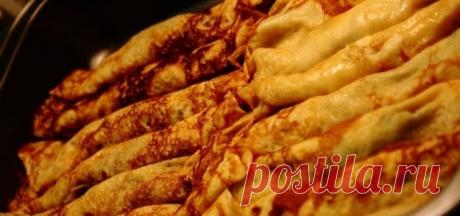 Заварные блины на молоке: &quot;НЯМ-НЯМ!&quot;