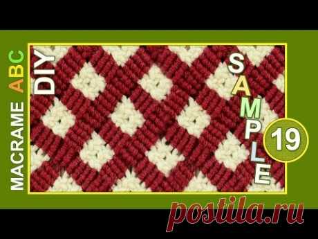 Macrame ABC - pattern sample #19