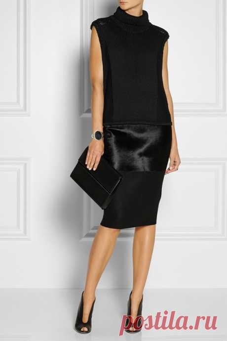 Идеальный черный: 11 ультра-модных образов в стиле минимализм