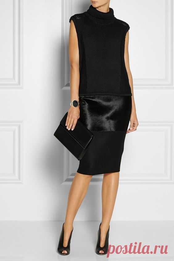 Идеальный черный: 11 ультра-модных образов в стиле минимализм