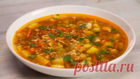 Гречневый суп с курицей. Простые продукты и восхитительный вкус!