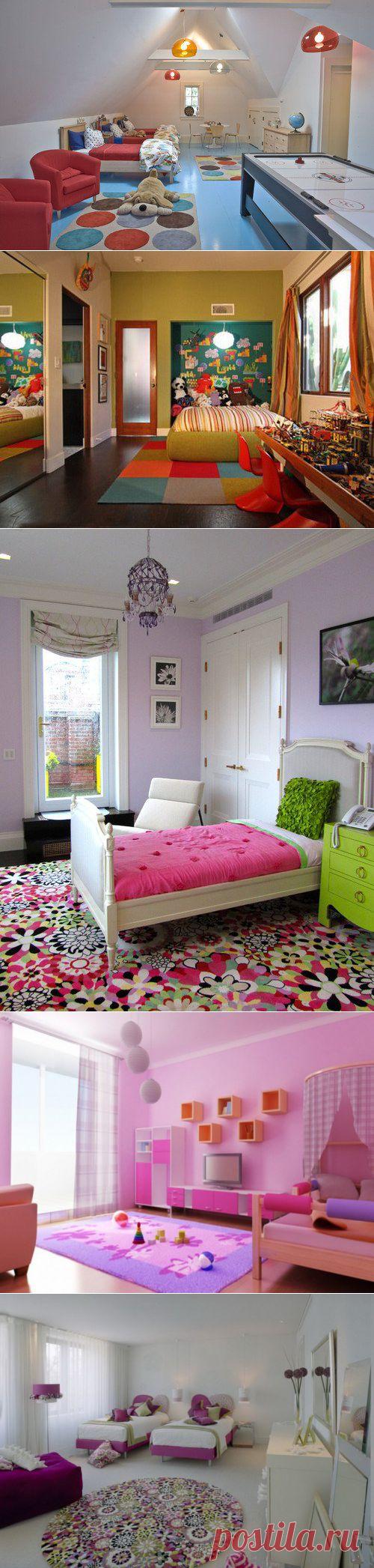 Красочный ковер в детскую