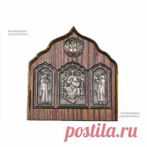 5.3 Деисус - Гальванопластика-иконы из меди и серебра