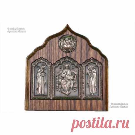 5.3 Деисус - Гальванопластика-иконы из меди и серебра