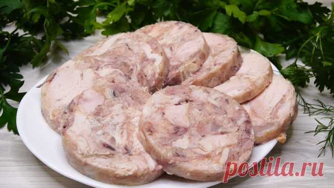 Зельц в бутылке из курицы | Готовим с Калниной Натальей | Яндекс Дзен