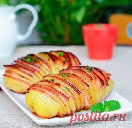 Необыкновенно легкий рецепт румяной картошки-гармошки
