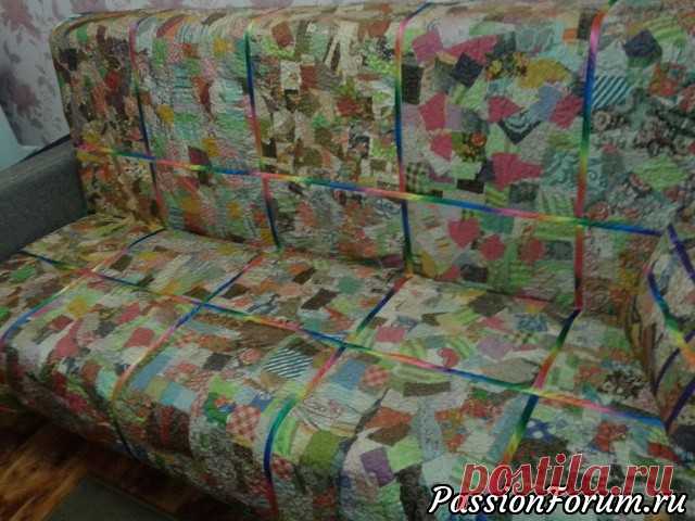 Покрывало в технике 