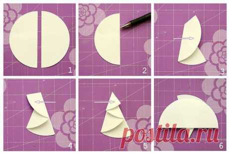 Маленькие елочки / Прочие виды рукоделия / Работа с бумагой