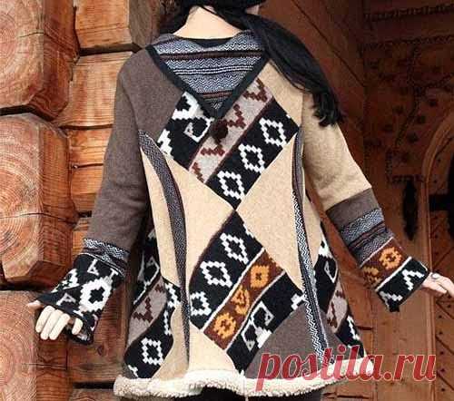 ИДЕЯ: КАРДИГАН ИЗ НАДОЕВШЕГО ТРИКОТАЖА