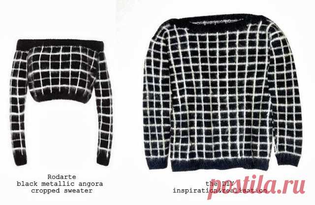 Свитер в клеточку (DIY) / Вязание / ВТОРАЯ УЛИЦА
