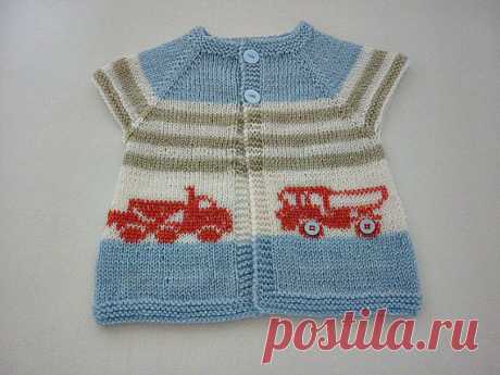 Baby knitting patterns.Knitted baby cardigan,pattern PDF.Knit baby clothing.Pattern baby vest.Pattern baby clothing. Baby cardigan has top-down raglan construction and is worked in one piece.Knitting is soft and pleasant to the touch. The cardigan no edges!  Size:3-6 (6-9) months  Skill Level: Easy. Attention! Patterns with Diagram! Conventional international symbols.   The design is AnaSwet.  Perfect for your little baby!  This listing is for purchase of the PATTERN (knit...