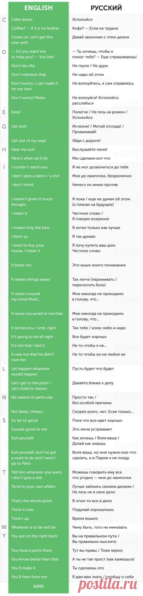 (20) 50 phrases Russian-English | Learning Curve