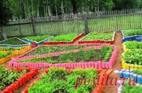 Поделки для дачи и сада своими руками: из дерева, пластиковых бутылок, покрышек и шин