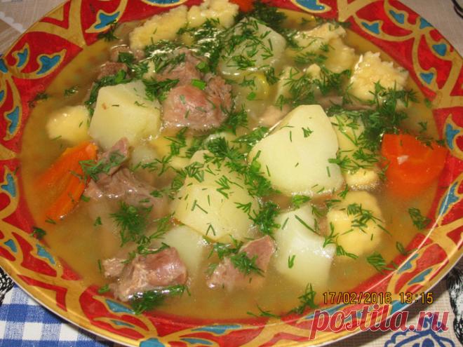 Камдятан острый супчик (корейский суп).