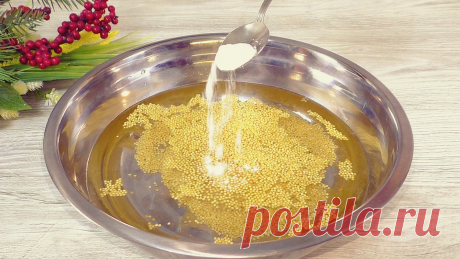 Пшенная каша с молоком. Как десерт. Вкуснотища