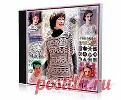 Великолепные японские журналы по вязанию крючком и спицами в сборниках. Схемы и модели вязания.