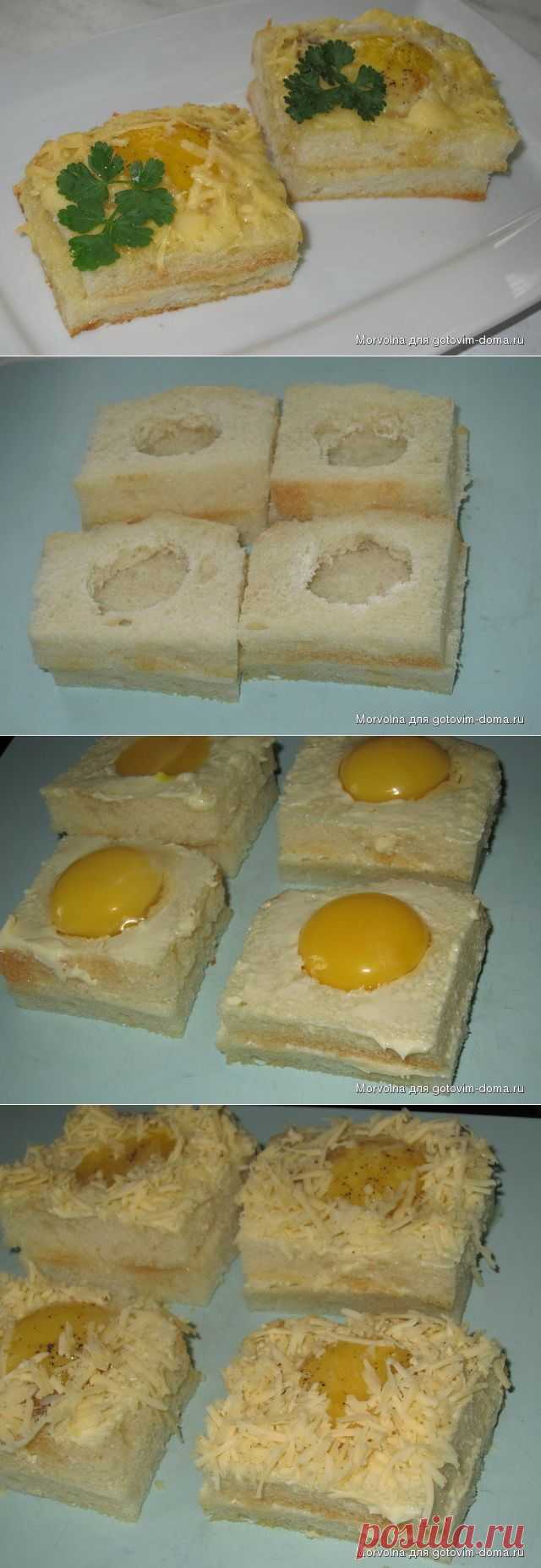 Горячая закуска из яиц.