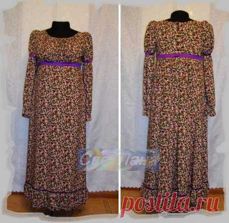 платье в стиле ампир.Стилизация