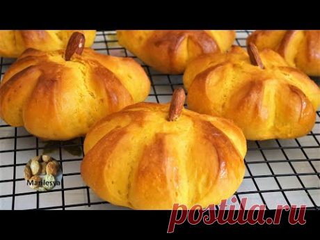Тыквенные булочки. Сдобные булочки с тыквой / Pumpkin Buns - YouTube
