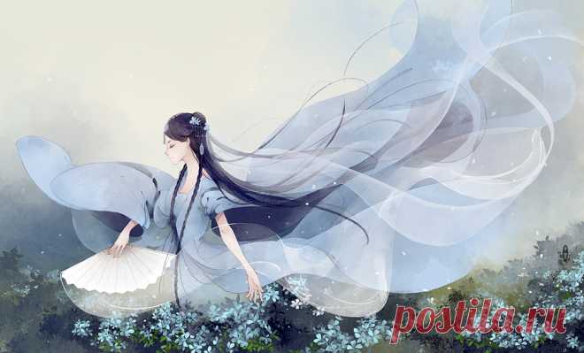 Художественная синяя пыль - оригинальная работа - иллюстрация королевства граффити