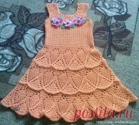 Сарафан крючком