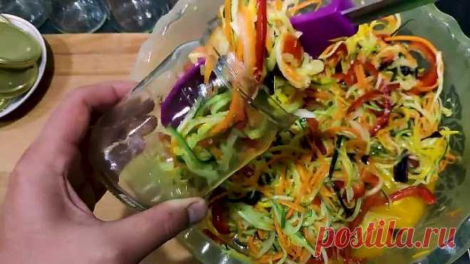 Кабачки по-корейски на зиму