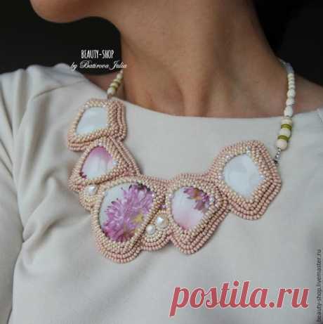 Изготавливаем колье из разбитой посуды - Ярмарка Мастеров - ручная работа, handmade