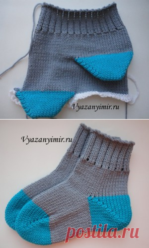 Как вязать носки на вязальной машине | Вязаный Мир. Knit World.
