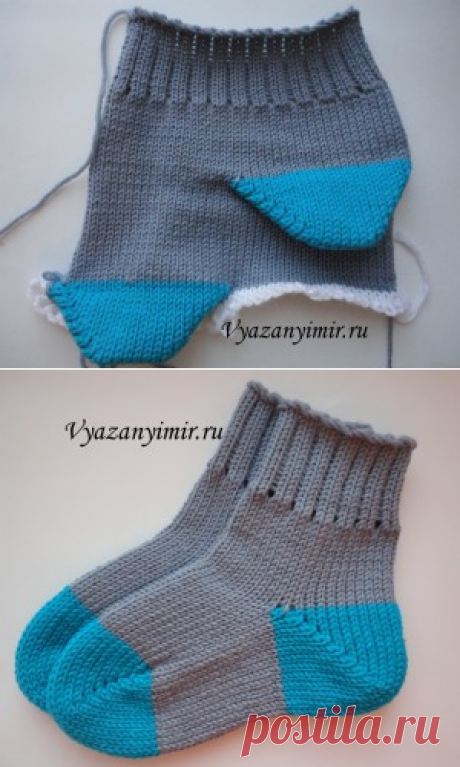 Как вязать носки на вязальной машине | Вязаный Мир. Knit World.