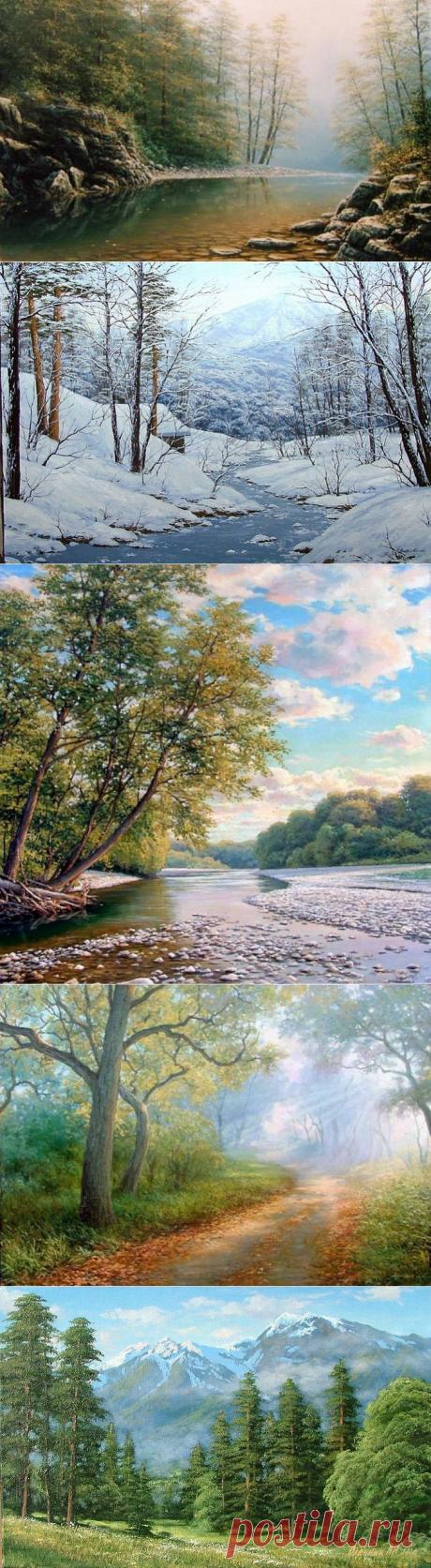 Художник Алик Олейник./Беларусь/.