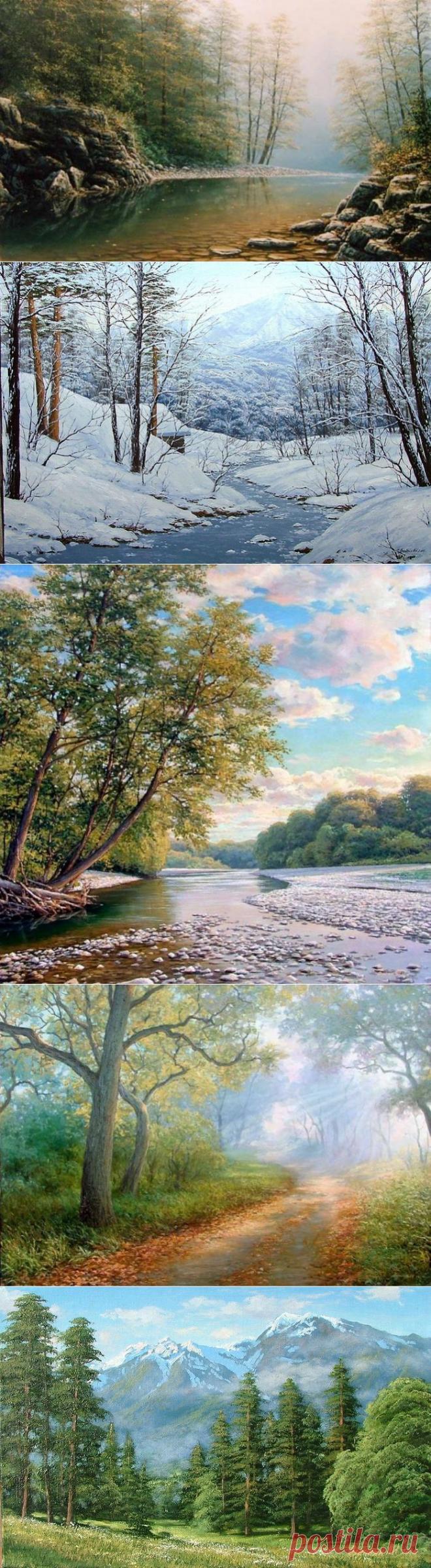 Художник Алик Олейник./Беларусь/.