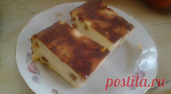 Самая вкусная творожная запеканка (как в детском саду)