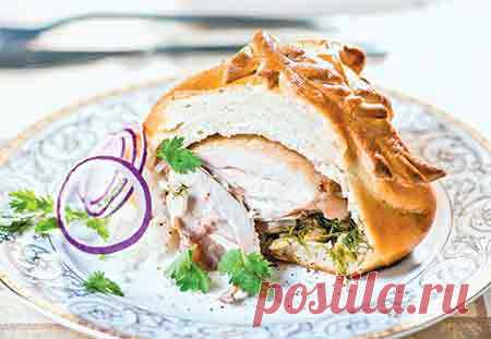 Куриное бёдрышко в конверте из теста рецепт приготовления